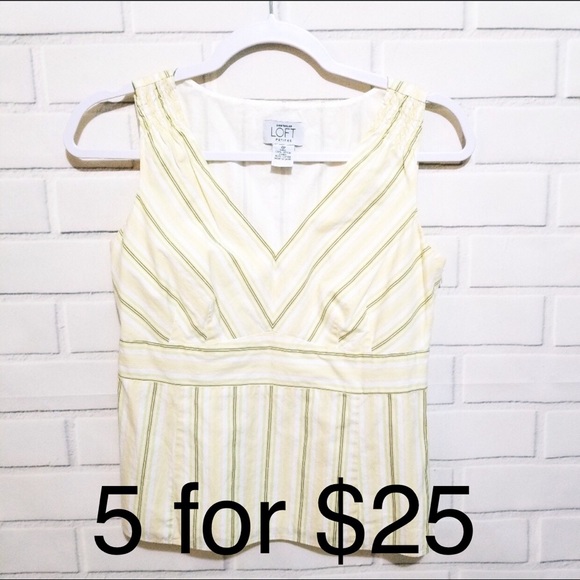 LOFT Tops - Loft Ann Taylor Sleeveless Casual Career Blouse